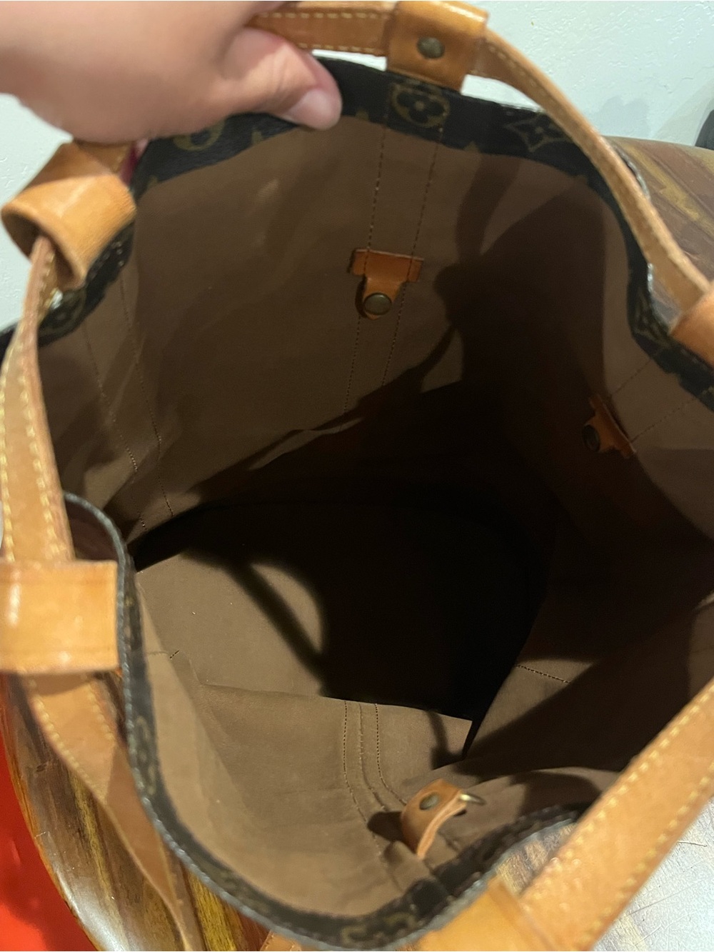 Louis Vuitton Randonnee GM Monogram Drawstring Bucket Backpack - Picture 10 of 10